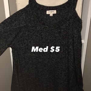 Cold Shoulder Sweater